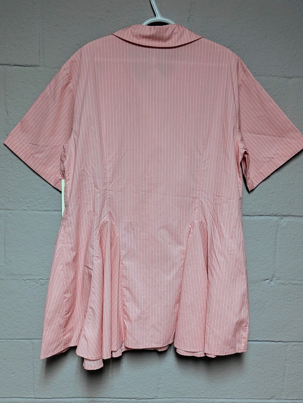 NWT Anthropologie Plus Curaae Shirtdress Size 1X Soft Pink - Picture 6 of 10